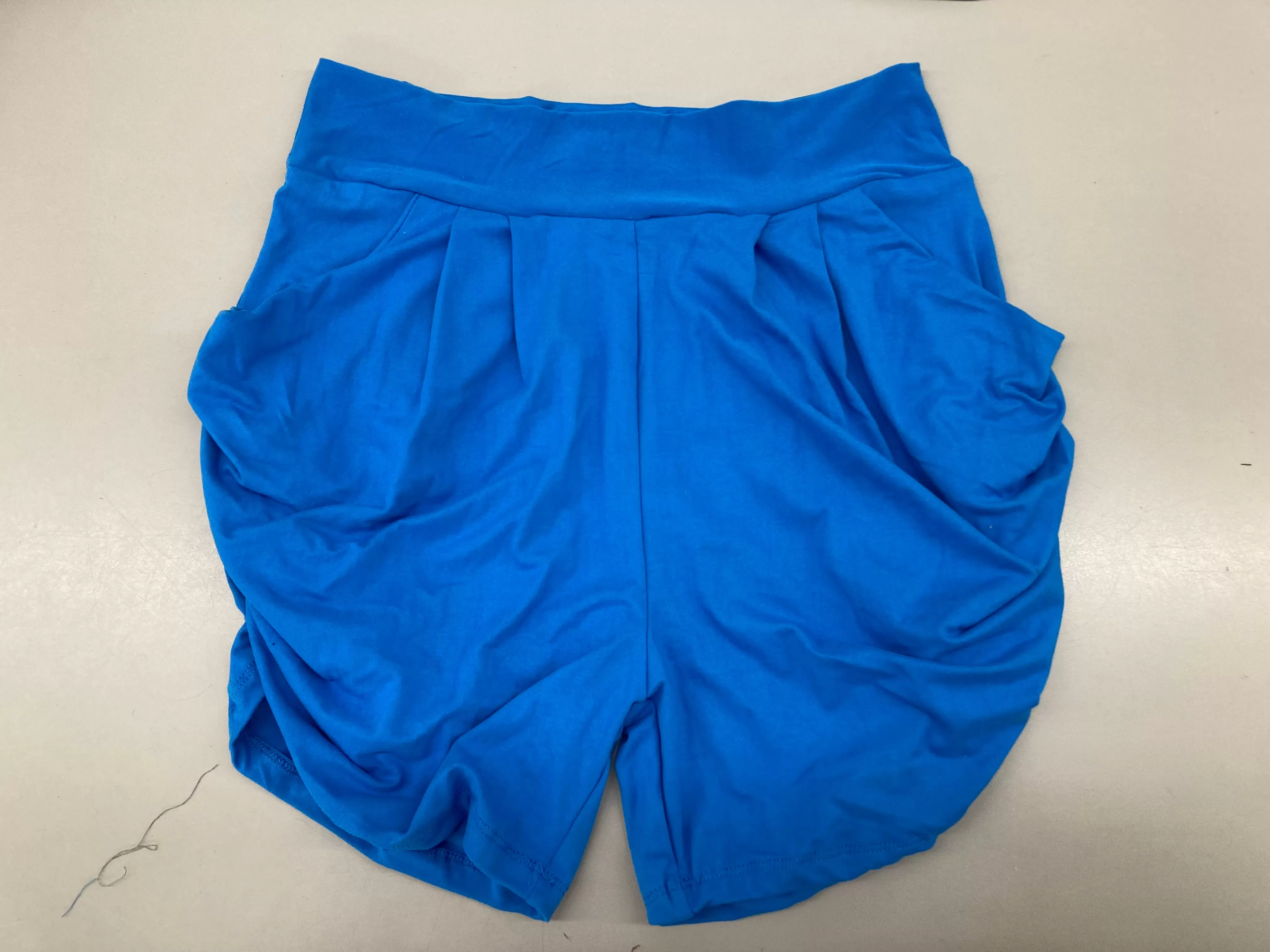 French Blue in Harem Shorts