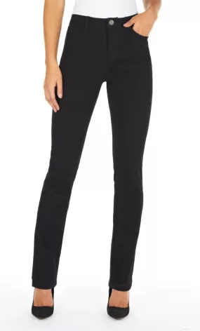 French Dressing Jeans Petite Olivia Straight Leg in Black