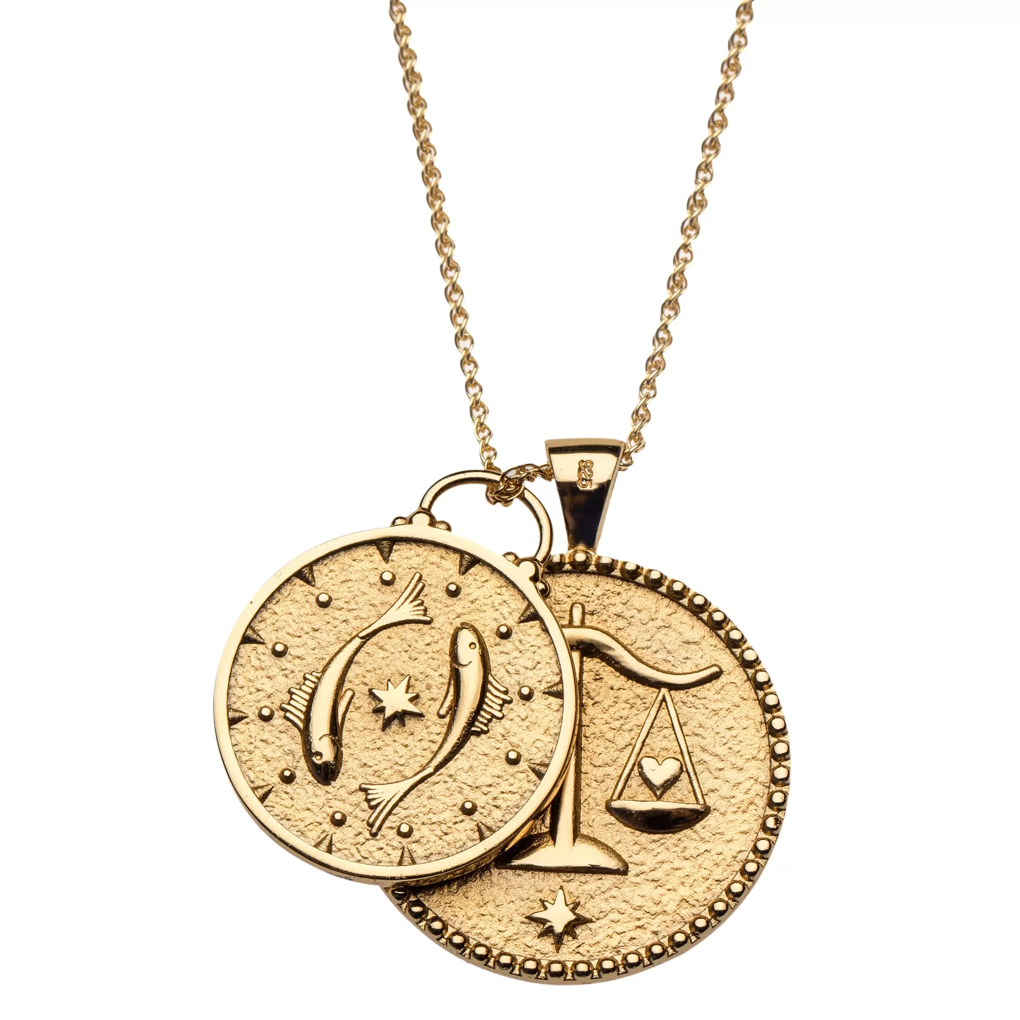 GEMINI JW Zodiac Pendant Coin - May 21 - Jun 20