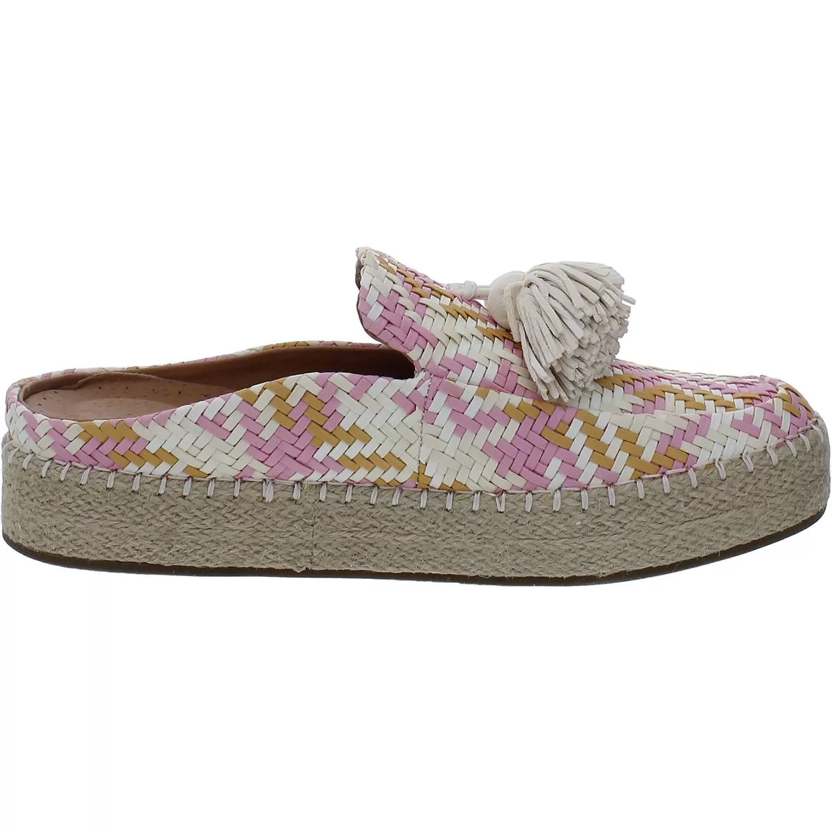 Gentle Souls by Kenneth Cole Womens Renie Woven Slip On Mules