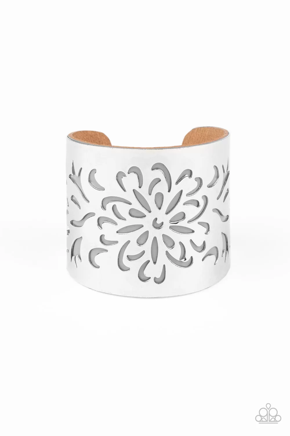 Get Your Bloom On Silver-Bracelet