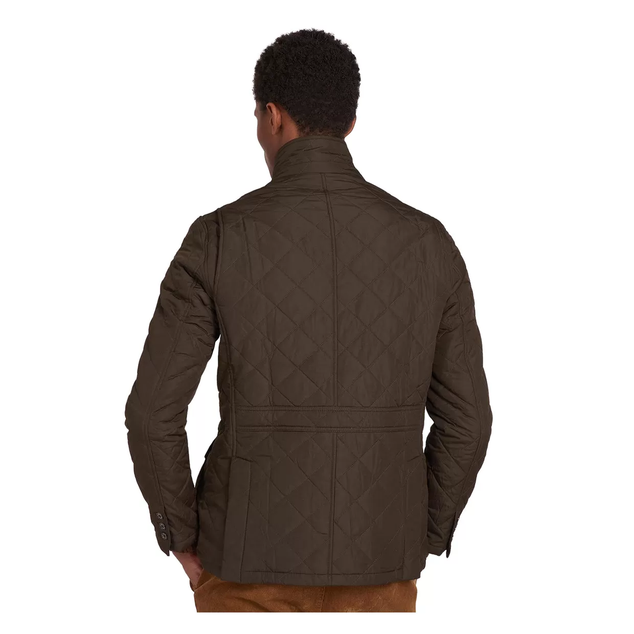 Giubbino Uomo Barbour Quilted Lutz Verde Oliva