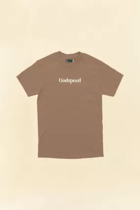 Godspeed 'Zenith' Heavyweight Organic T-Shirt - Brown