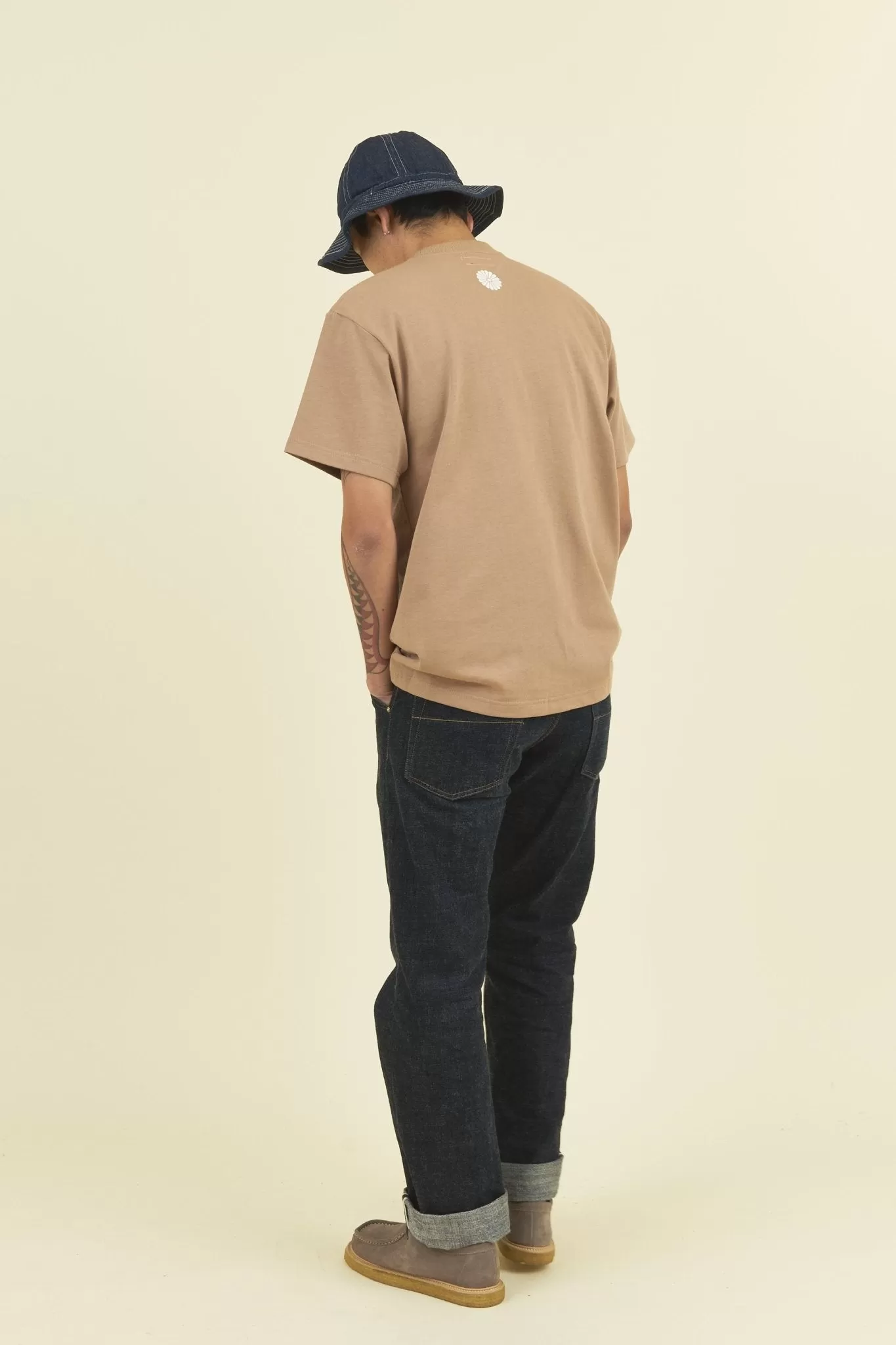 Godspeed 'Zenith' Heavyweight Organic T-Shirt - Brown