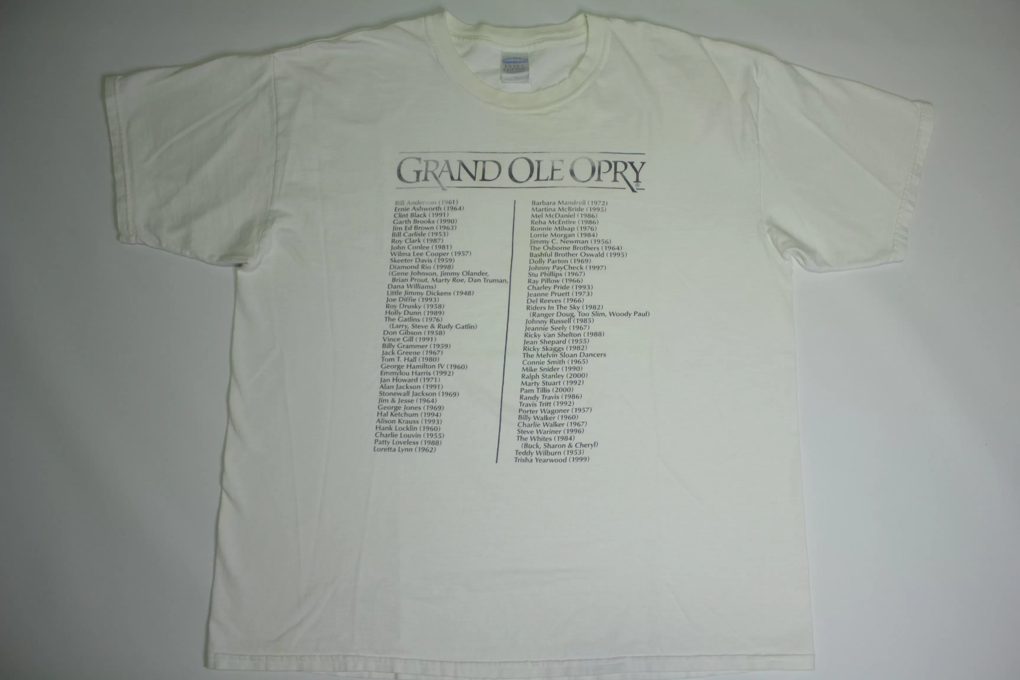 Grand Ole Opry 50's - 2000 Reba Dolly Parton Vintage Country Music T-Shirt