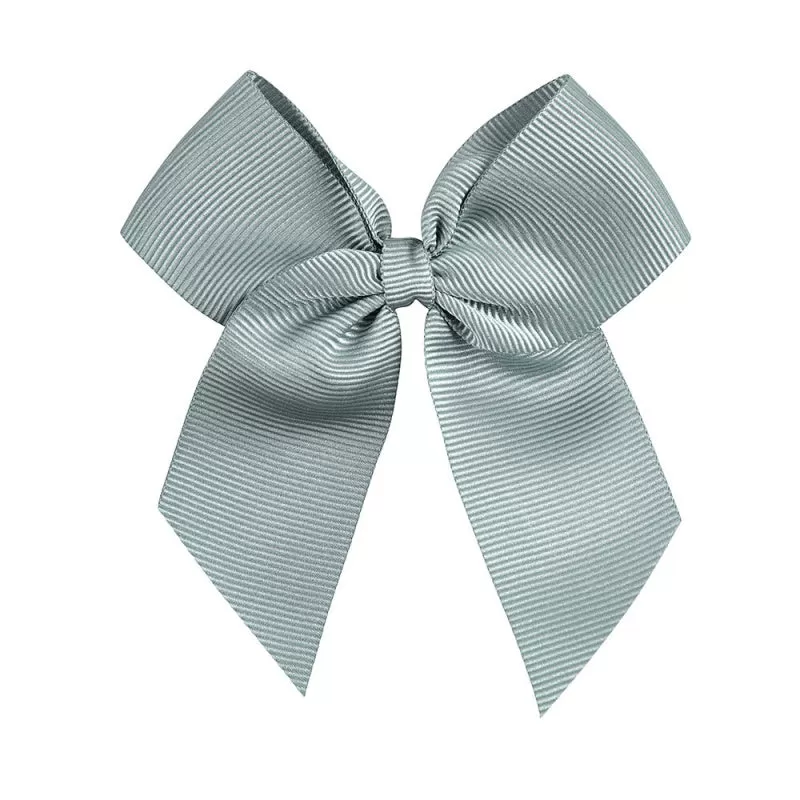 HAIRCLIP WITH GROSSGRAIN BOW DRY GREEN