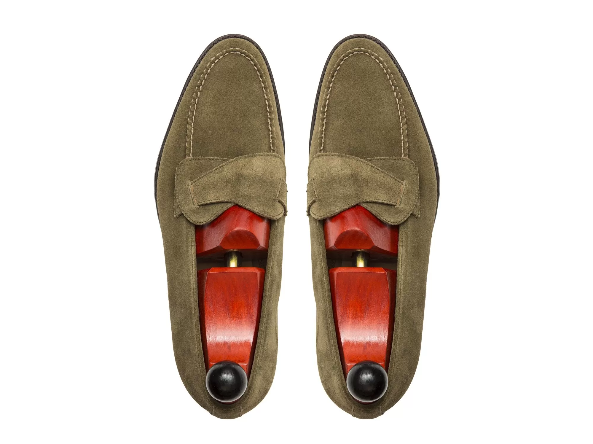 Hawthorne - MTO - Olive Suede - TMG Last - Single Leather Sole