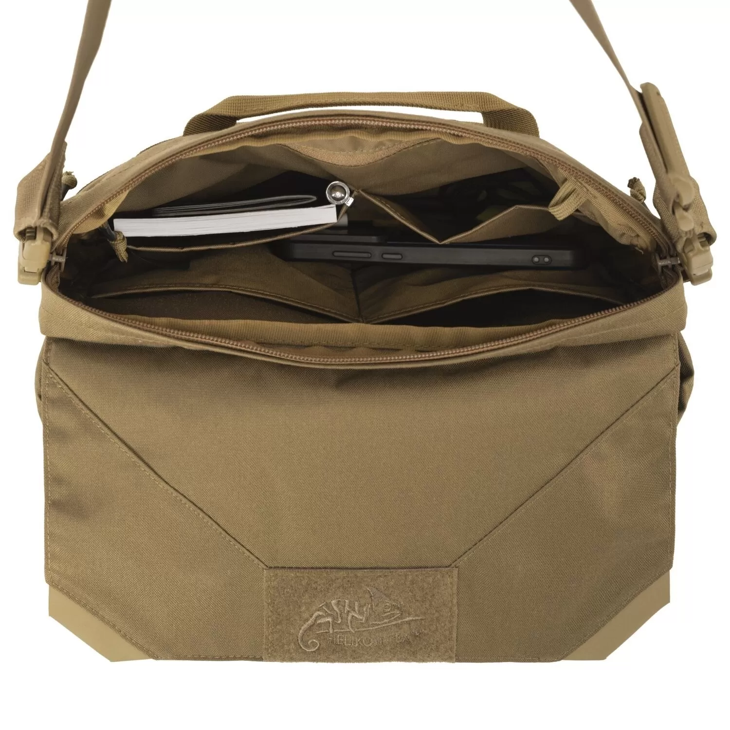 HELIKON-TEX CLAYMORE BAG - CORDURA - DESERT NIGHT CAMO / OLIVE GREEN