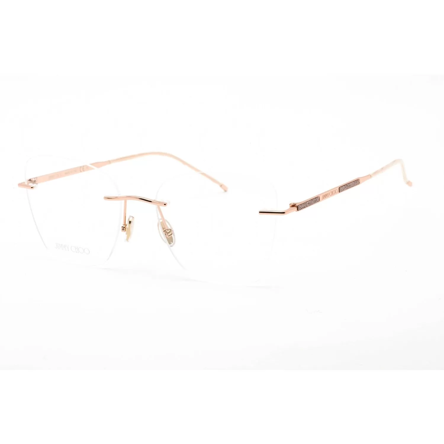 Jimmy Choo JC363 Eyeglasses Gold Copper / Clear Lens