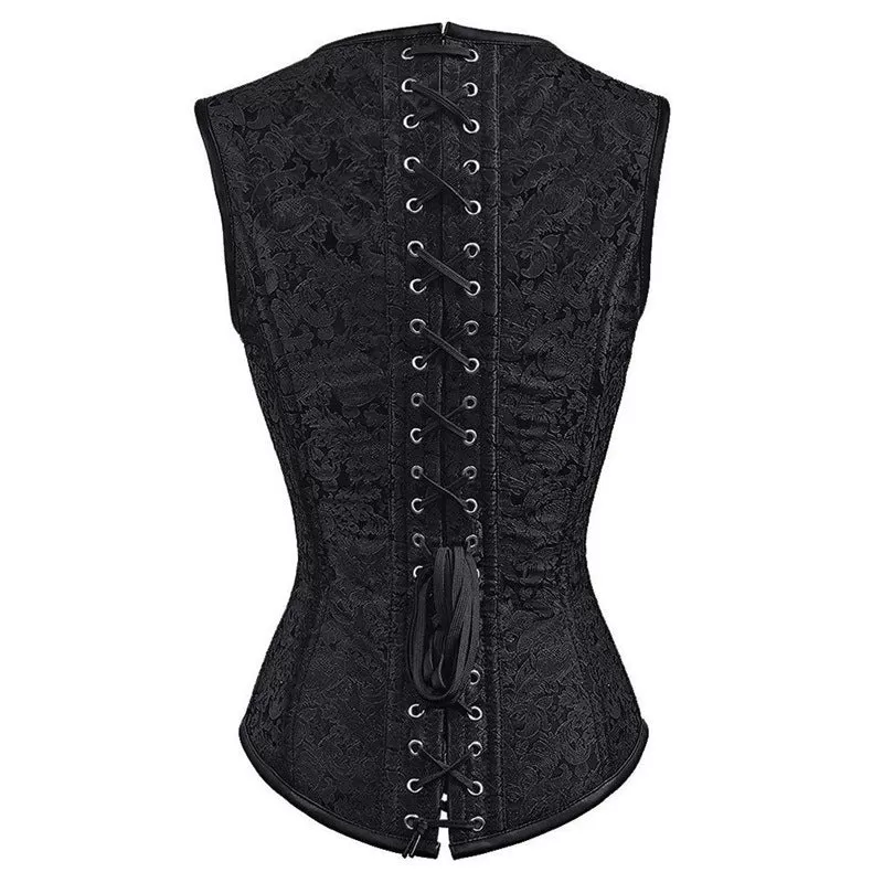 Lace up Back Goth Sexy Body Bustier