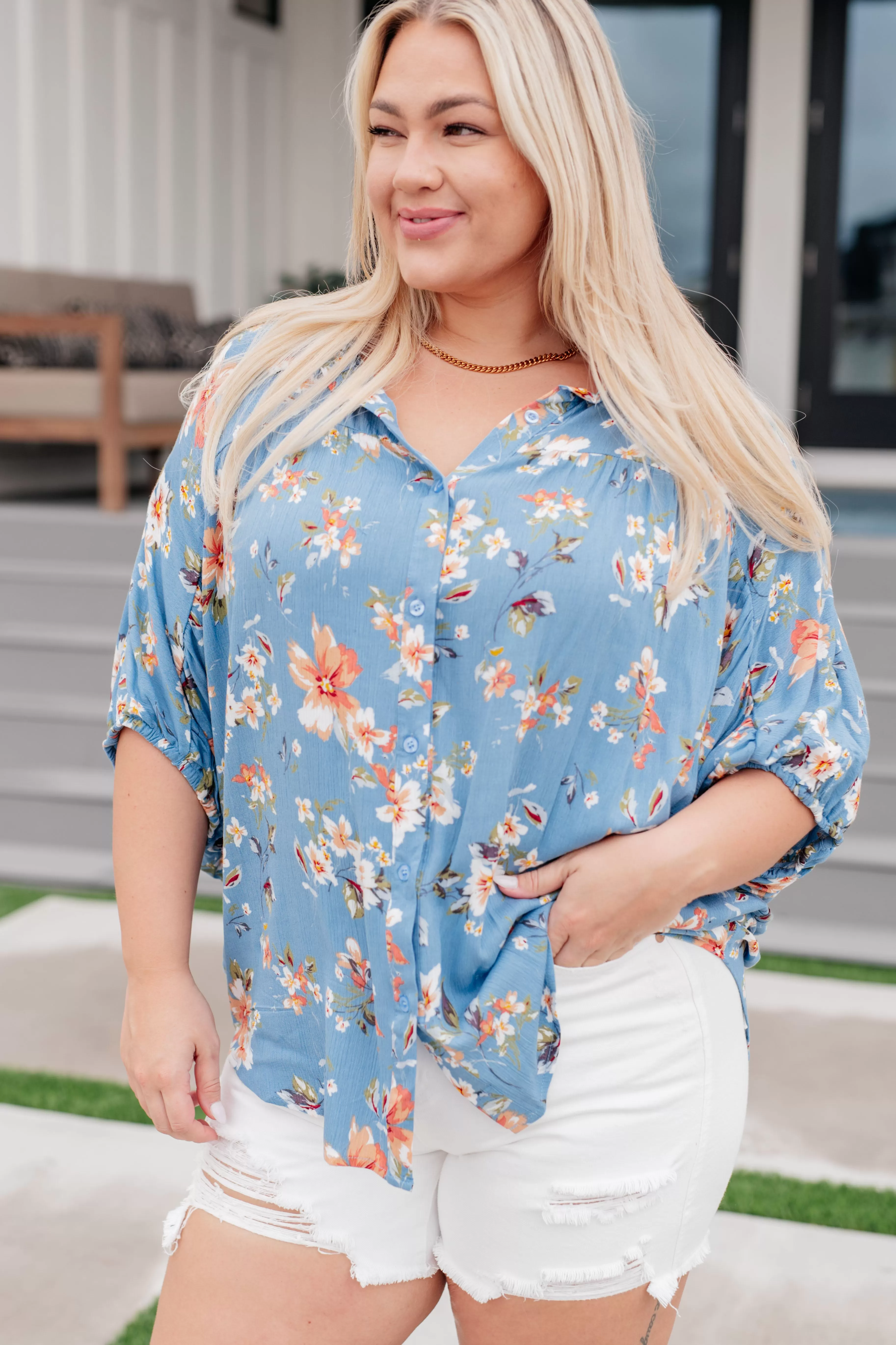 Lani Floral Button Down