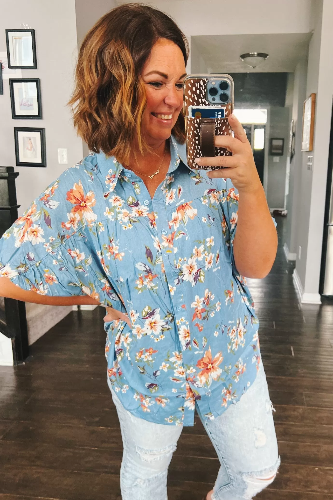 Lani Floral Button Down