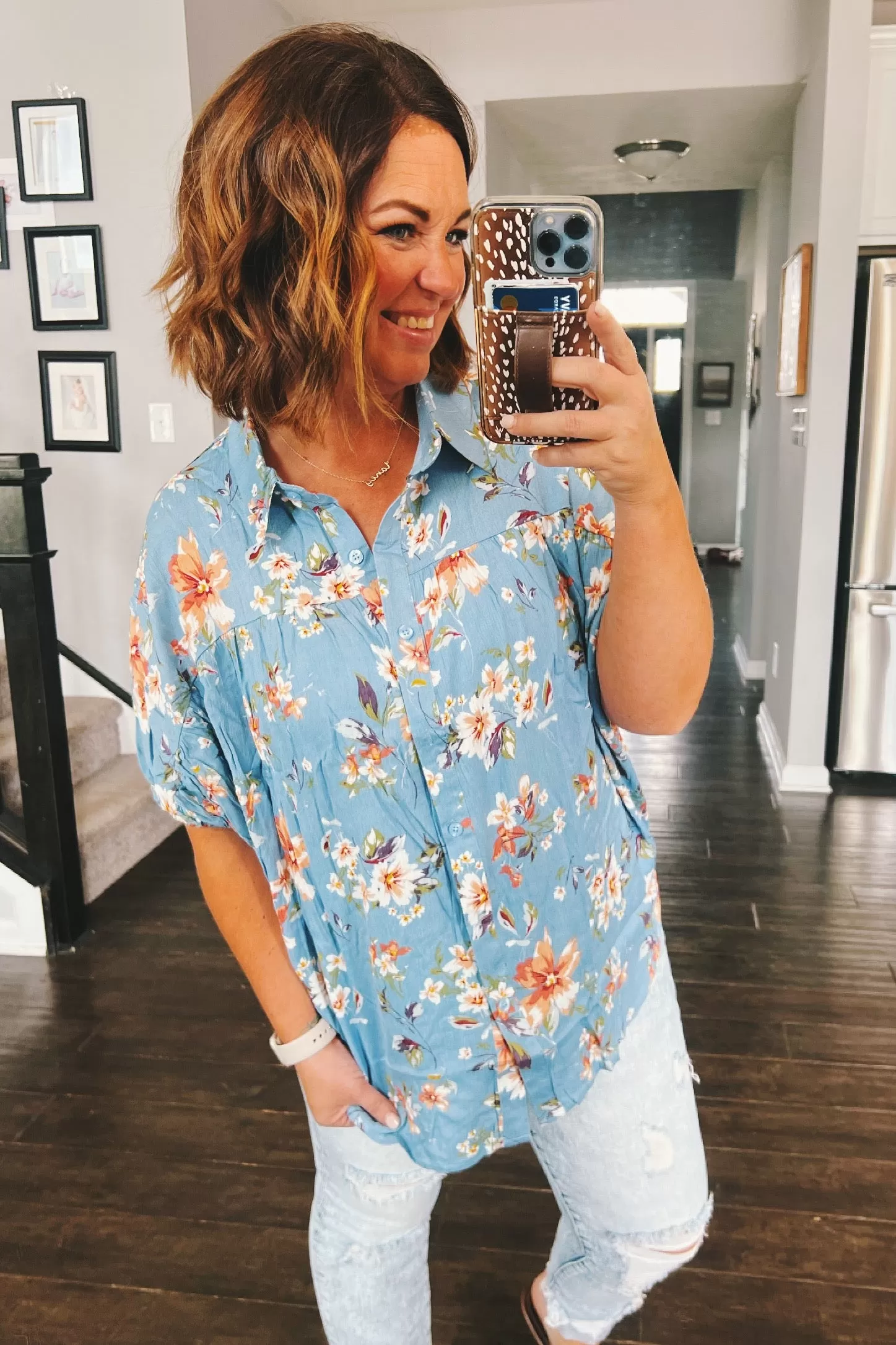 Lani Floral Button Down