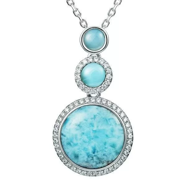 Larimar When Planets Align Pendant