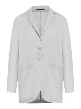 linen blend jacket