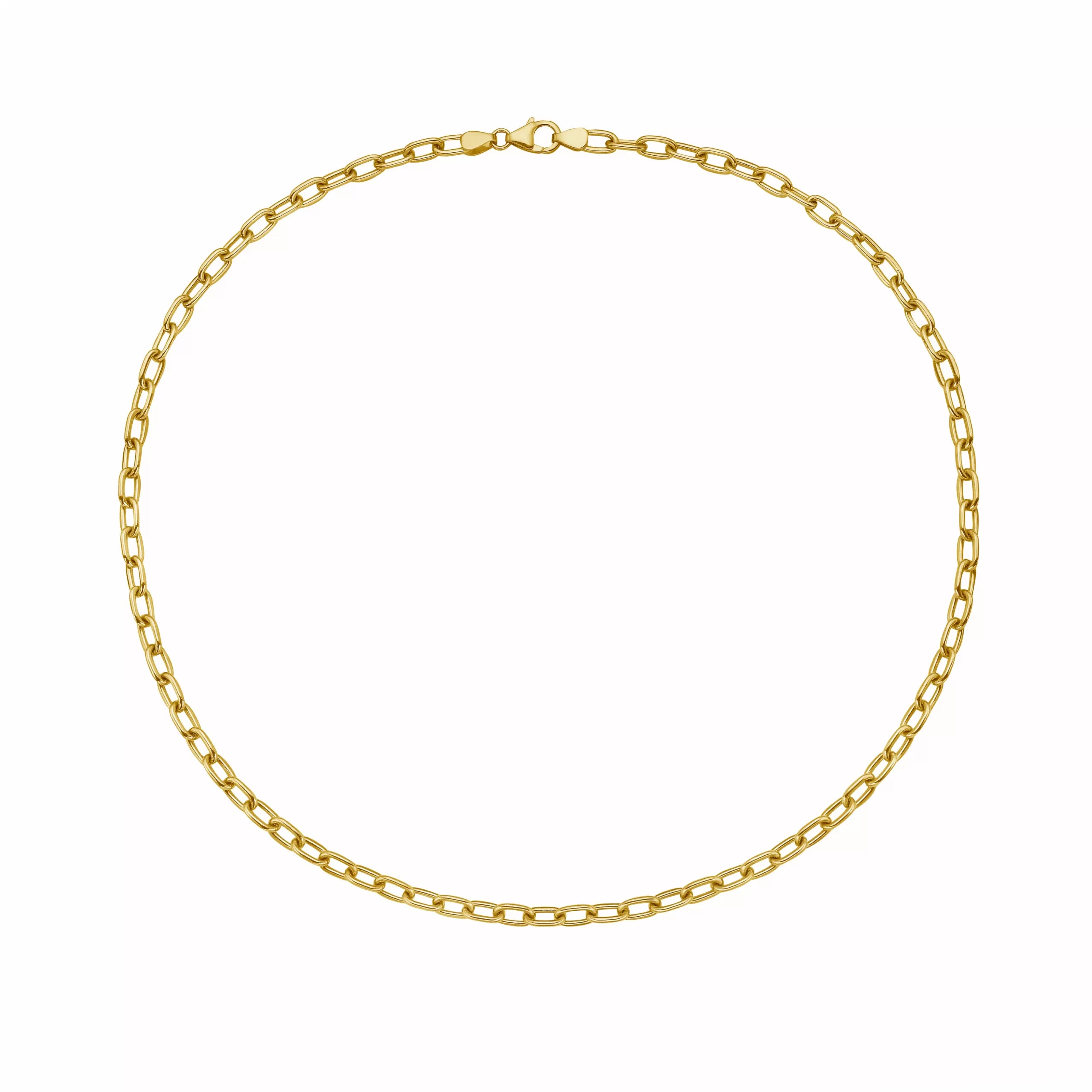 Lionheart - 18" Oval Link Chain, Yellow Gold