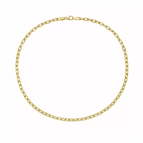 Lionheart - 18" Oval Link Chain, Yellow Gold