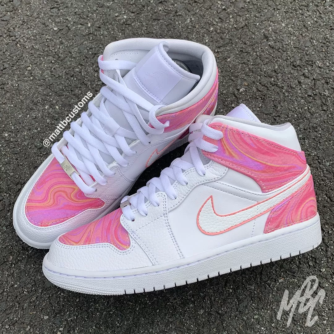 Liquid Marble - Jordan 1 Mid Custom