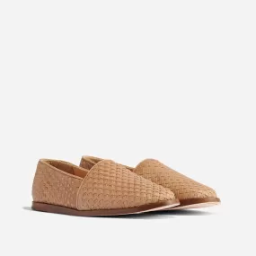 Mara Woven Slip On Woven Almond