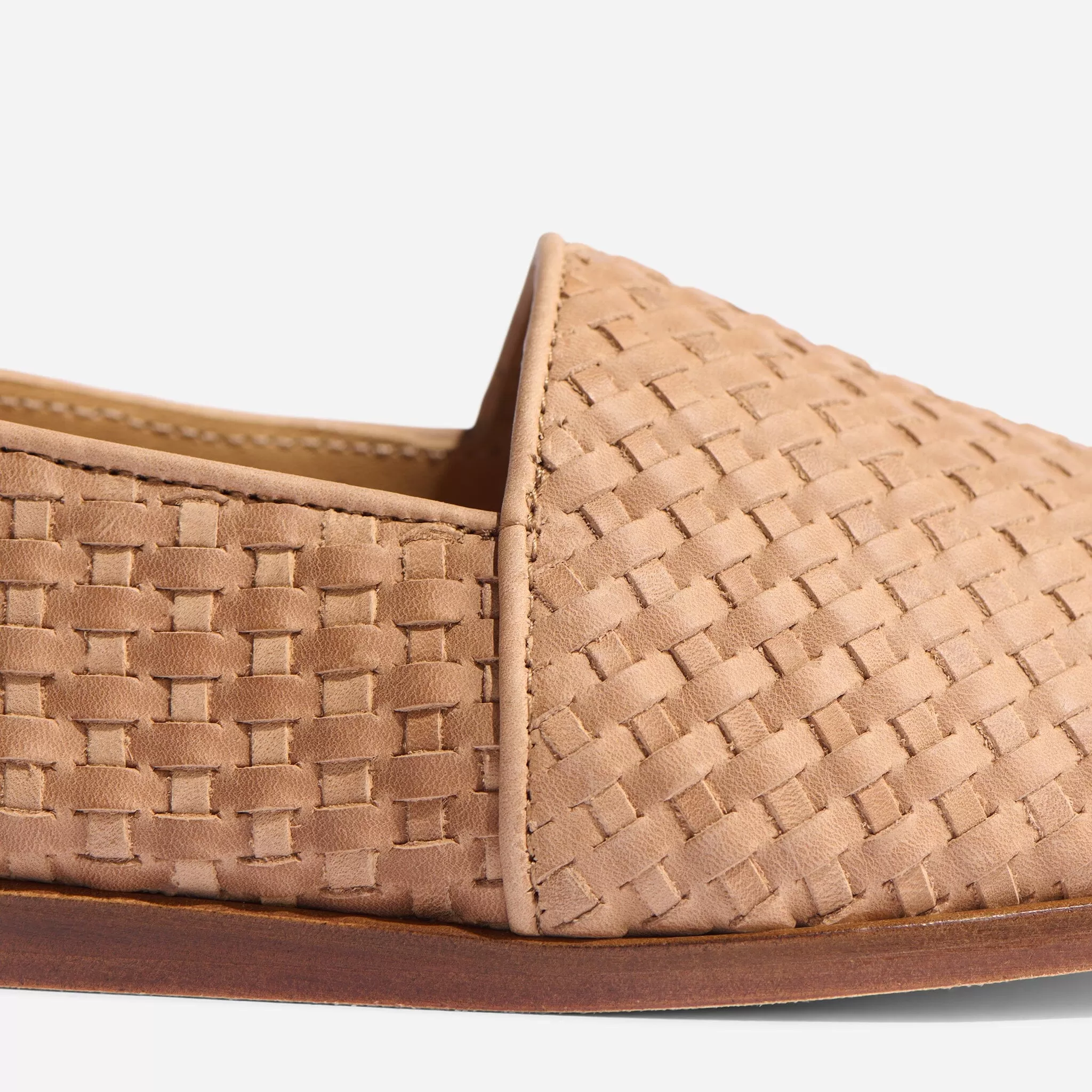 Mara Woven Slip On Woven Almond