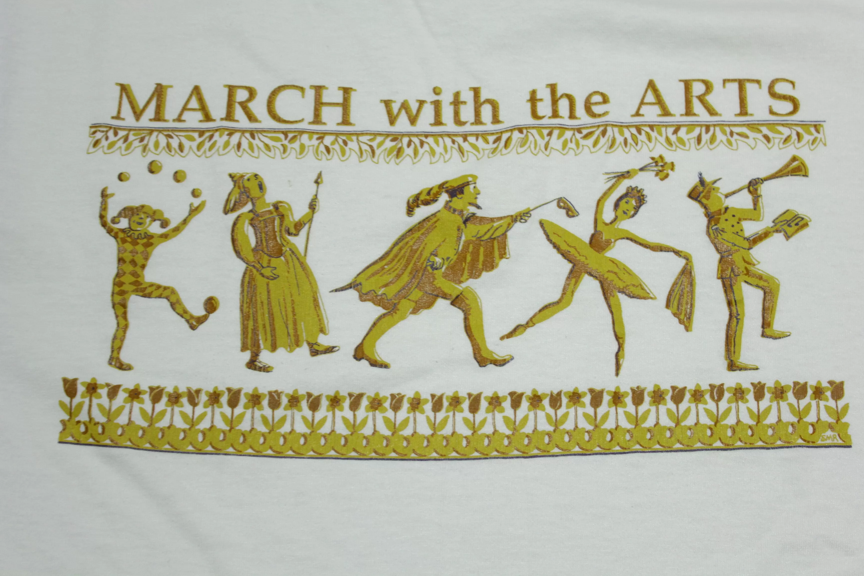 March With The Arts Vintage Best Fruit of the Loom Made in USA 90's Single Stitch T-Shirt