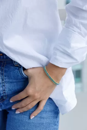 MARQUIS TENNIS BRACELET BLUE