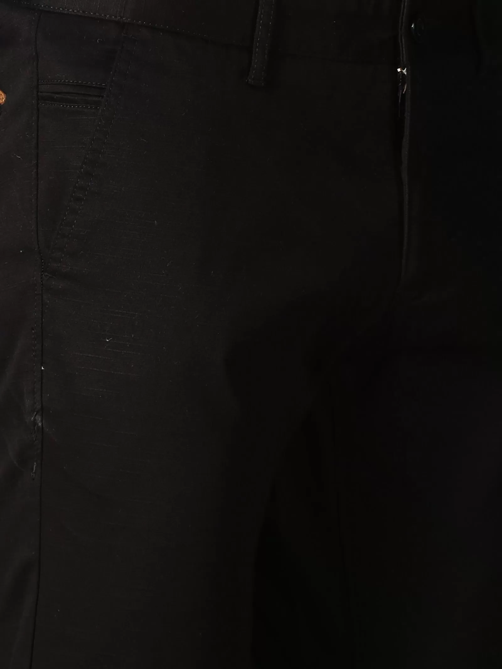 MEN'S BLACK SOLID SLIM FIT TROUSER