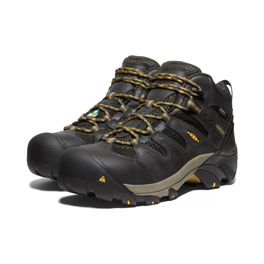 Men's CSA Lansing Mid Waterproof (Steel Toe)  |  Raven/Tawny Olive