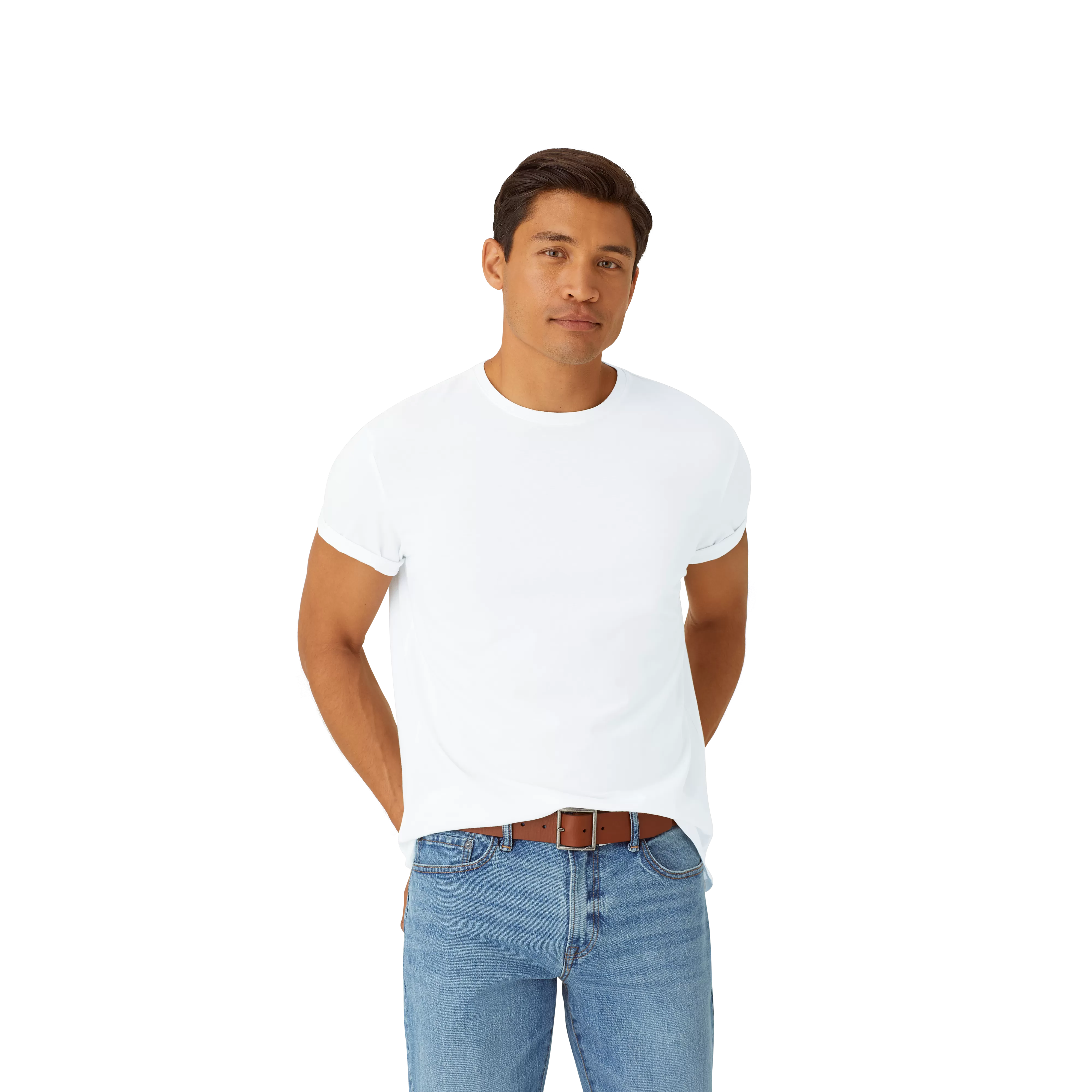 Men's Pima Cotton Crew Neck T-Shirt 3-Pack