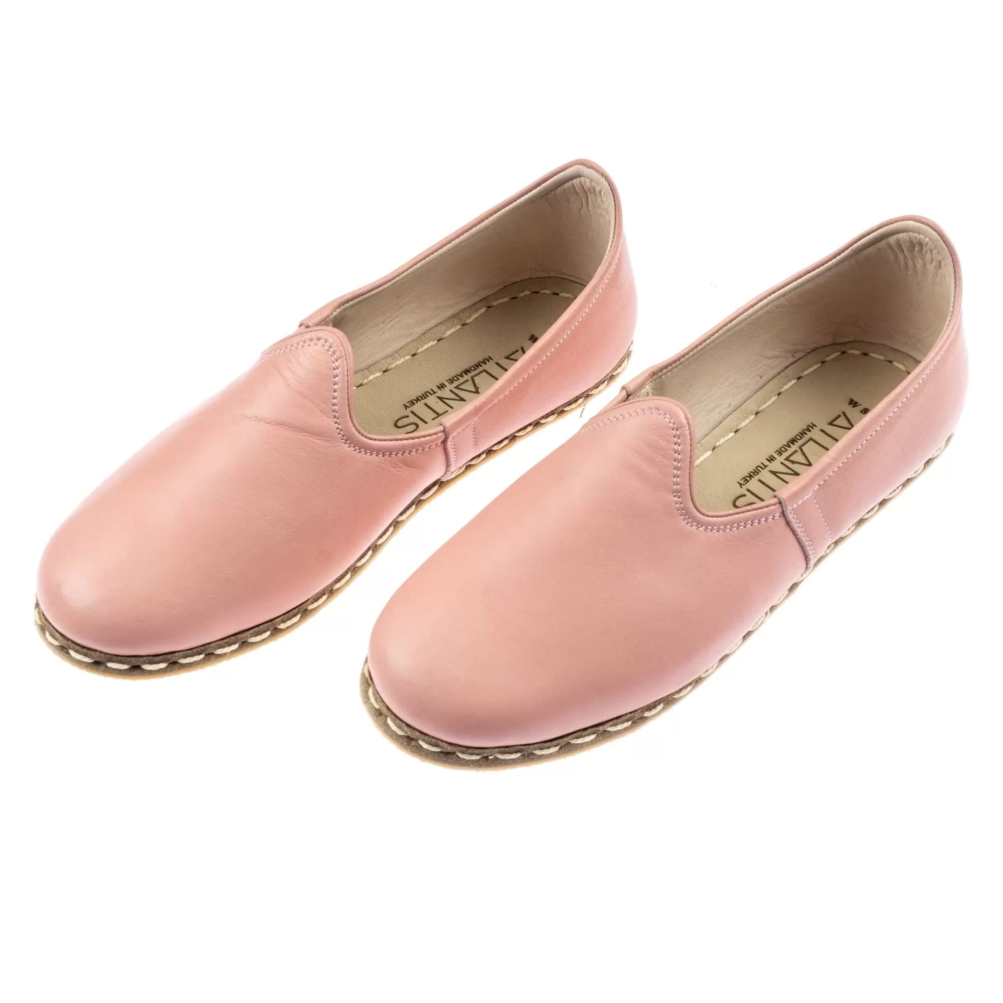 Men's Powder Pink Slip On Shoes