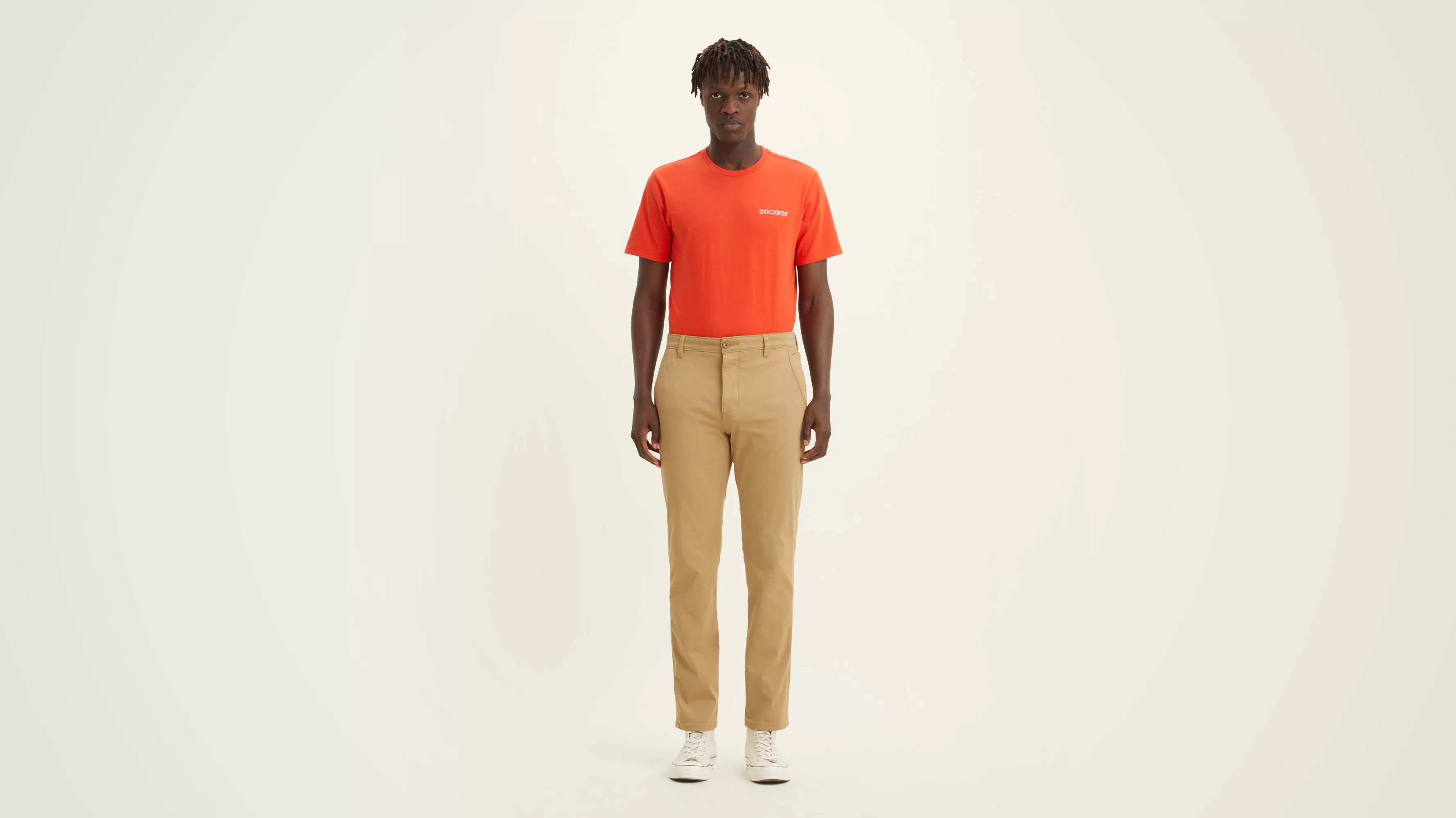 Men's Slim Fit Supreme Flex Alpha Khaki Pants