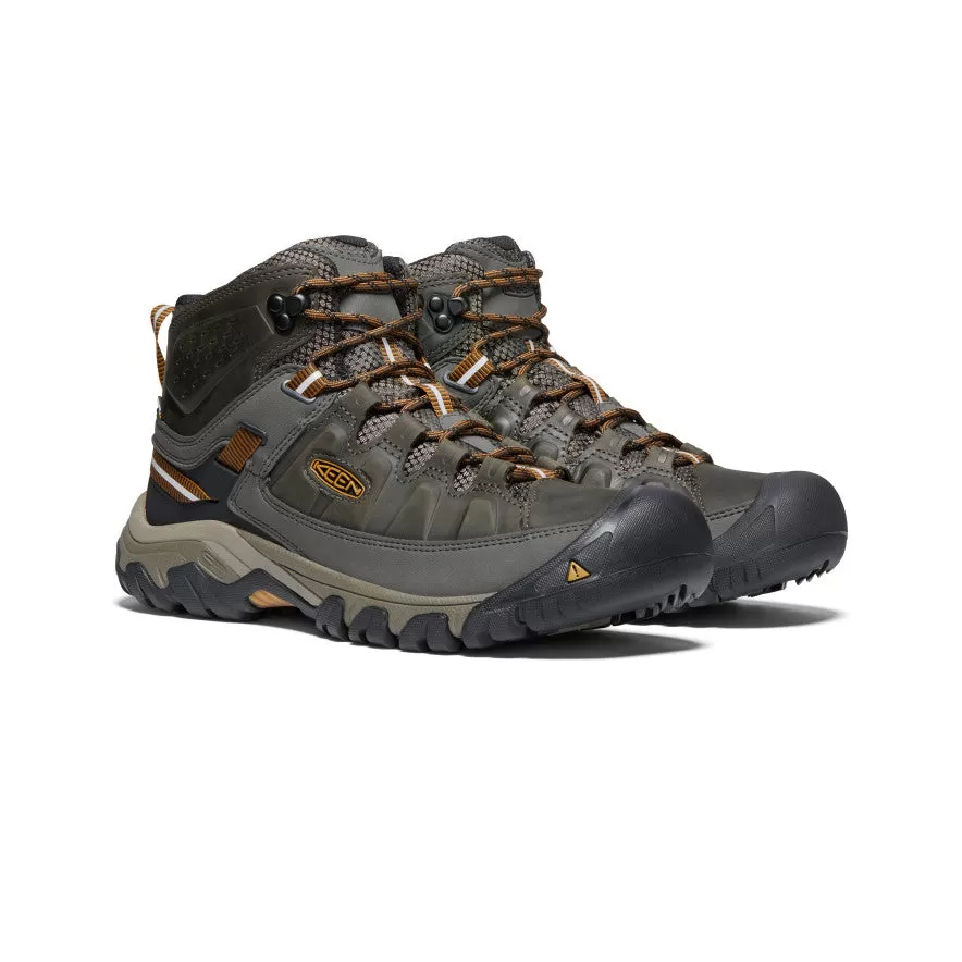 Men's Targhee III Waterproof Mid Wide  |  Black Olive/Golden Brown