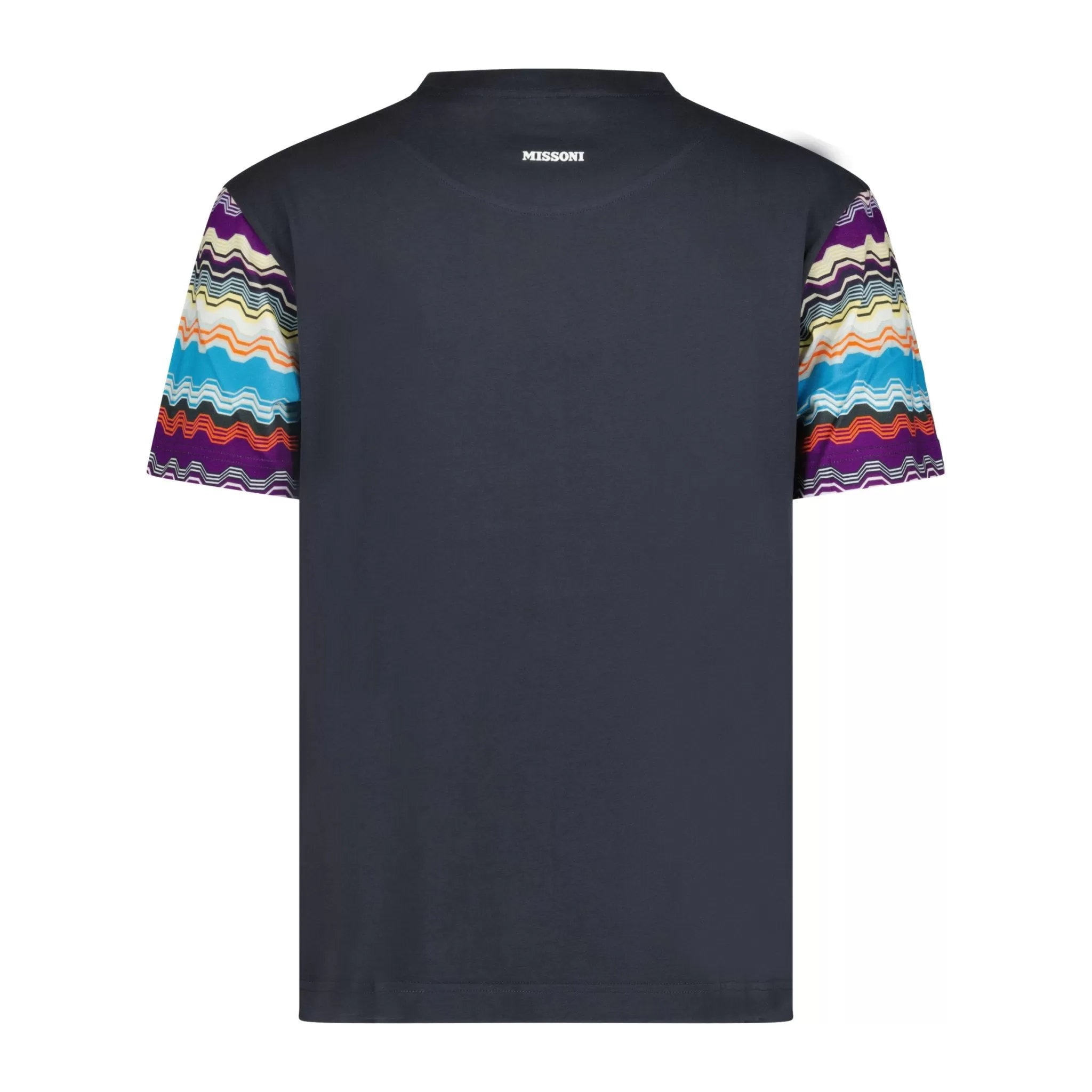 Missoni Arm Zig Zag Logo T-Shirt Midnight Blue