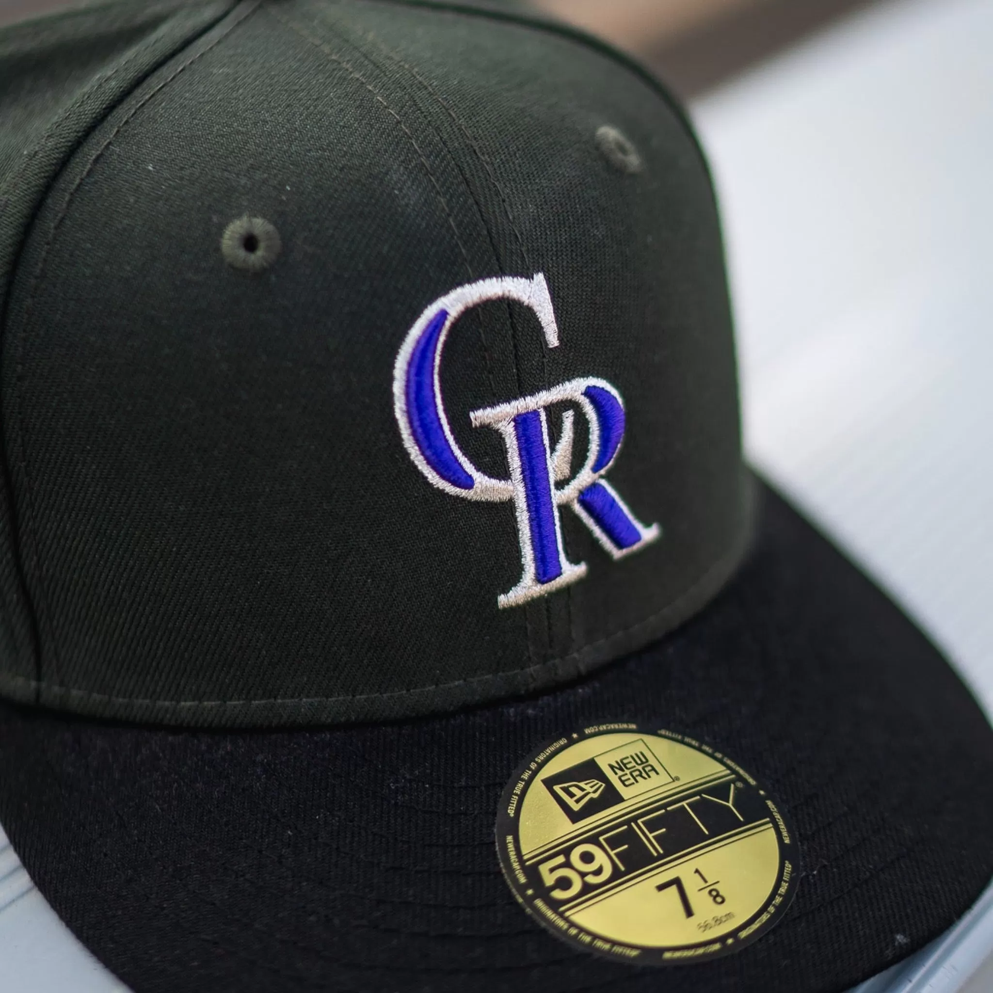 New Era Colorado Rockies 1998 ASG Good Grey UV (Dark Green/Black)