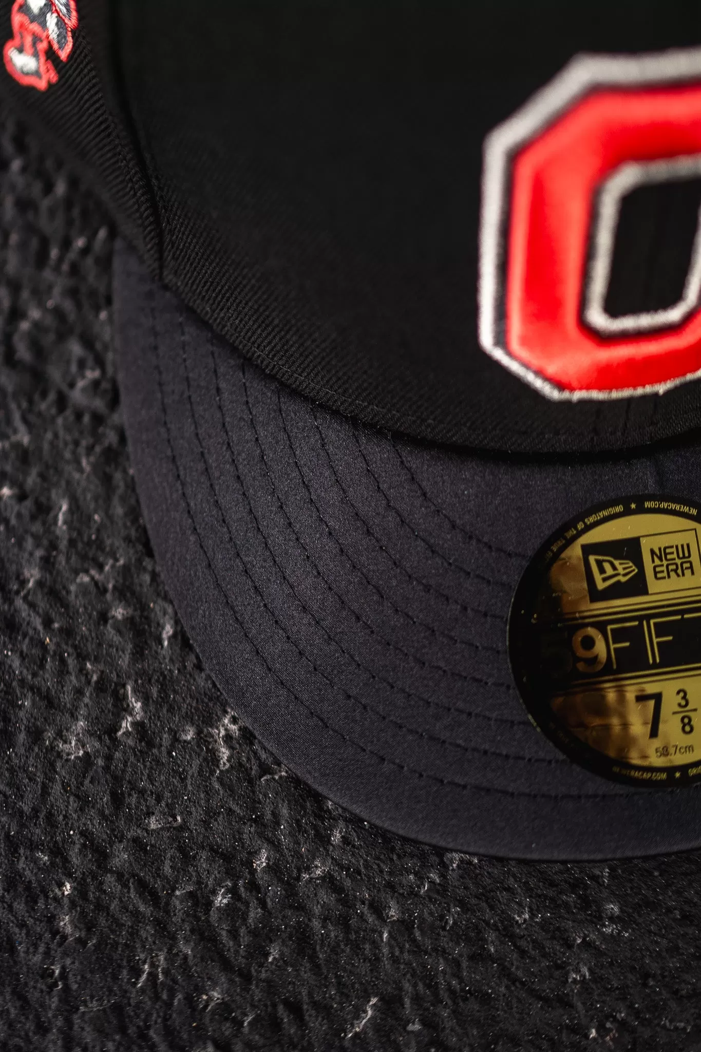 New Era Ohio State Buckeyes Grey UV (Black/Black Satin)