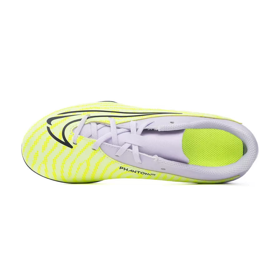 Nike children's and boy's football boot Phantom GX Club FG/MG DD9564 704 ice yellow