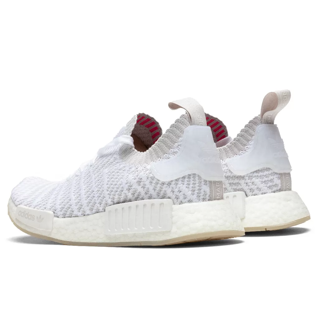 NMD_R1 STLT Primeknit - Flat White/Grey