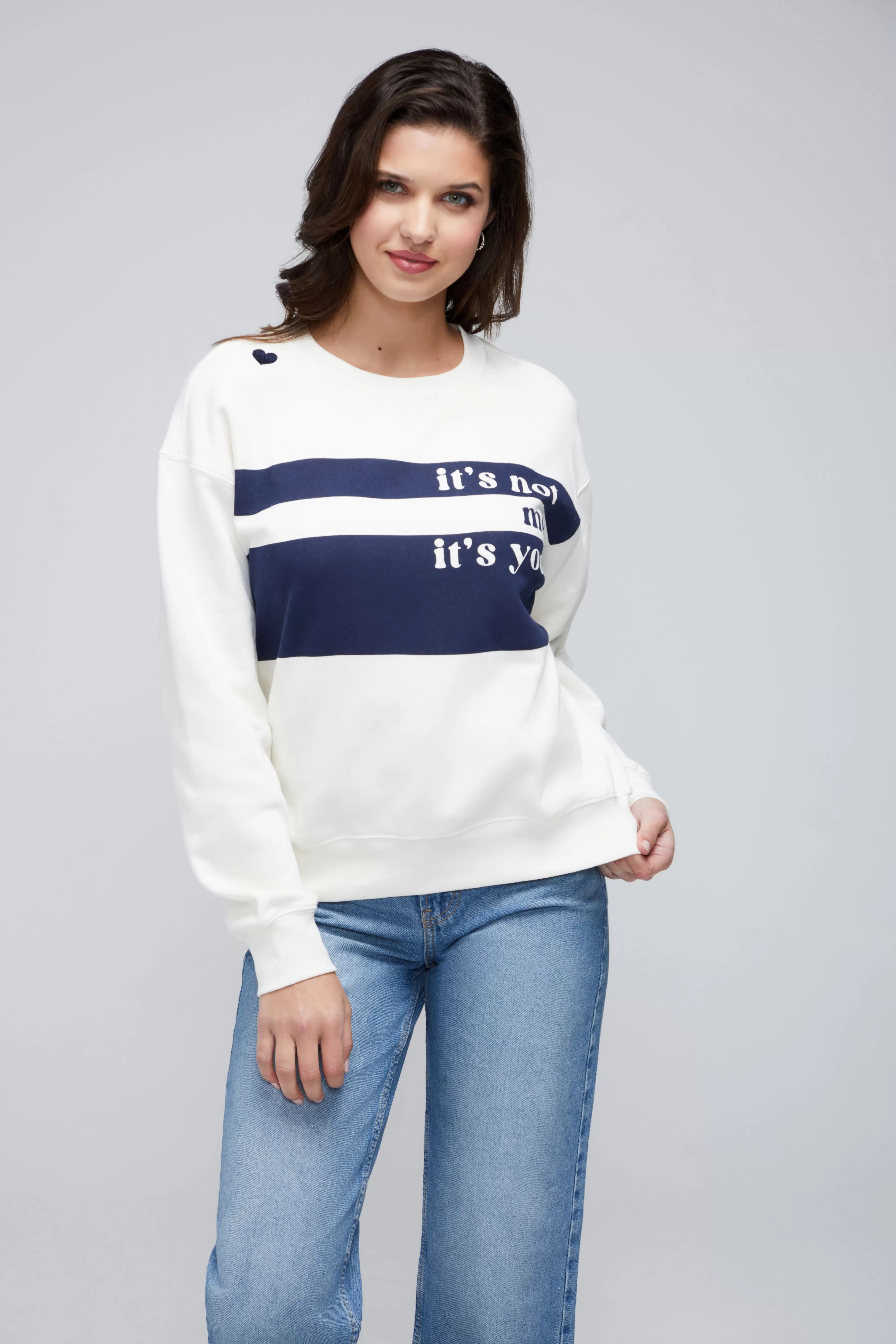 Not Me It's You Cody Sweatshirt | Whisper White