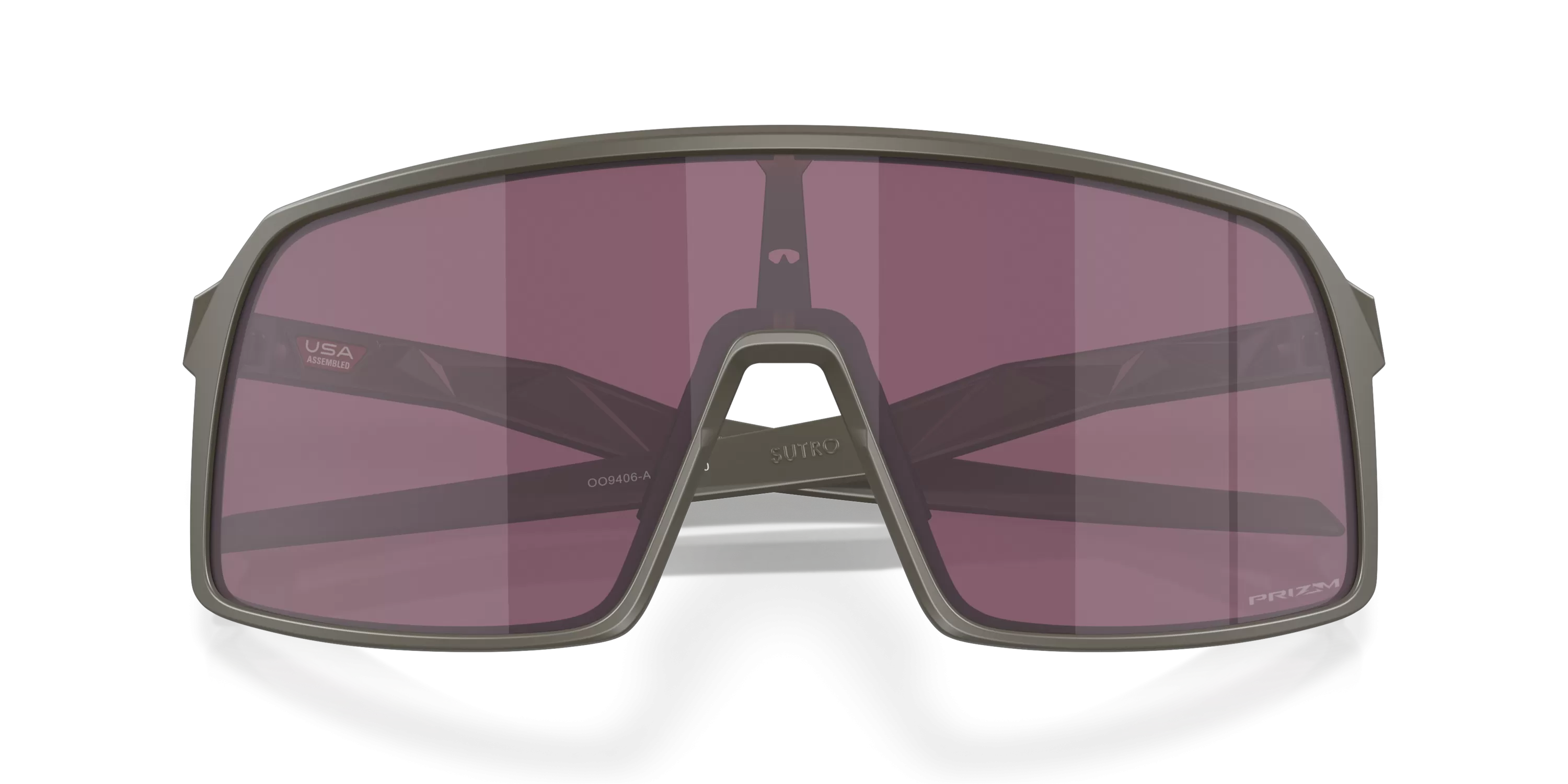 Oakley Sutro Prizm Road Black Lenses - Matte Olive Frame