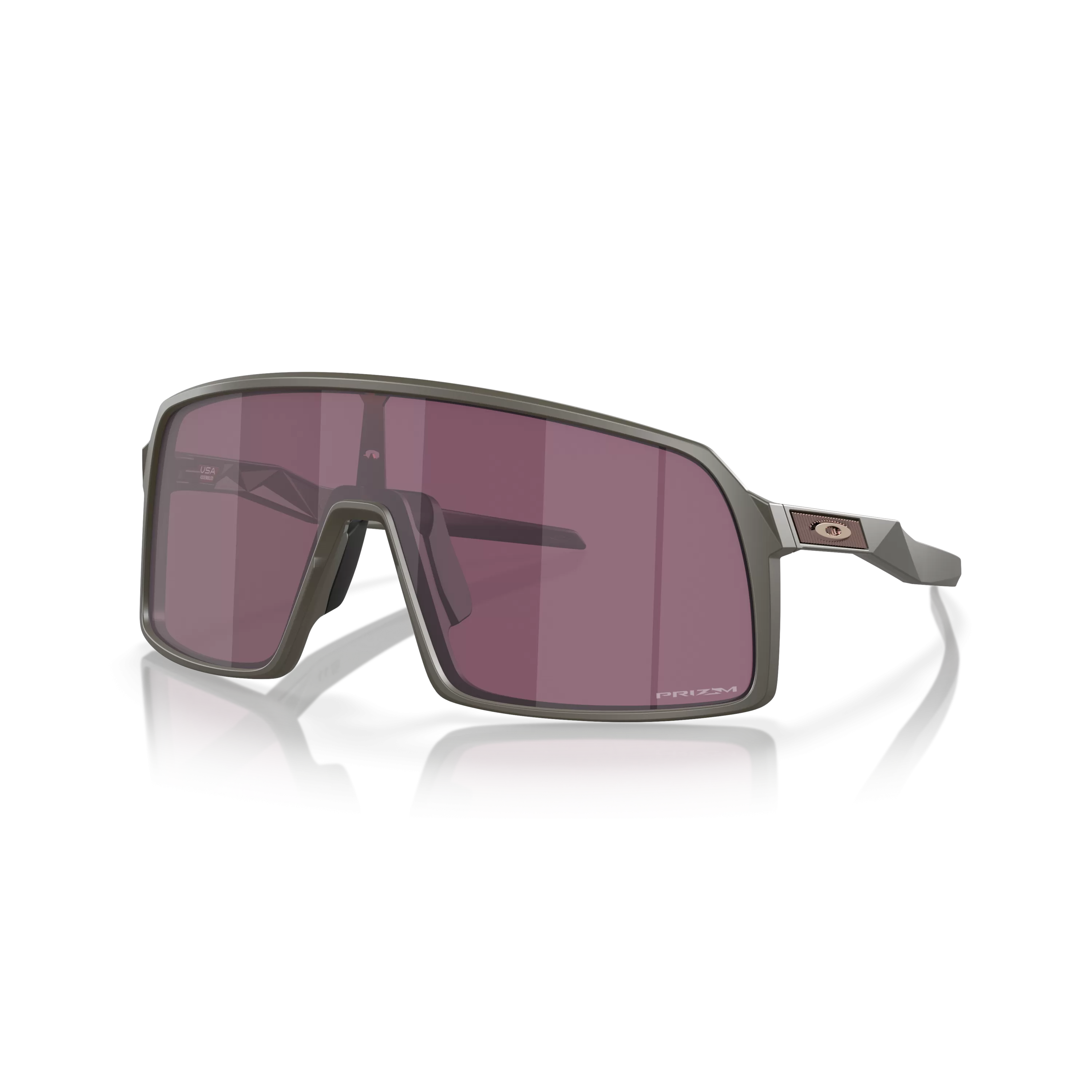 Oakley Sutro Prizm Road Black Lenses - Matte Olive Frame