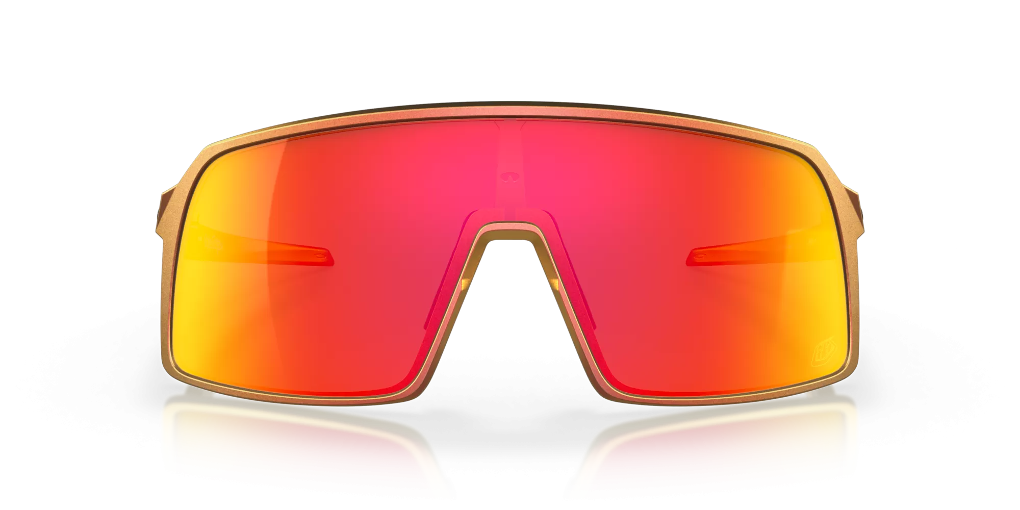 Oakley Sutro Prizm Ruby Lenses Troy Lee Designs Red Gold Shift Frame