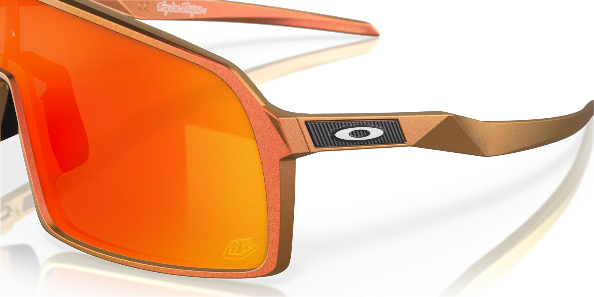 Oakley Sutro Prizm Ruby Lenses Troy Lee Designs Red Gold Shift Frame