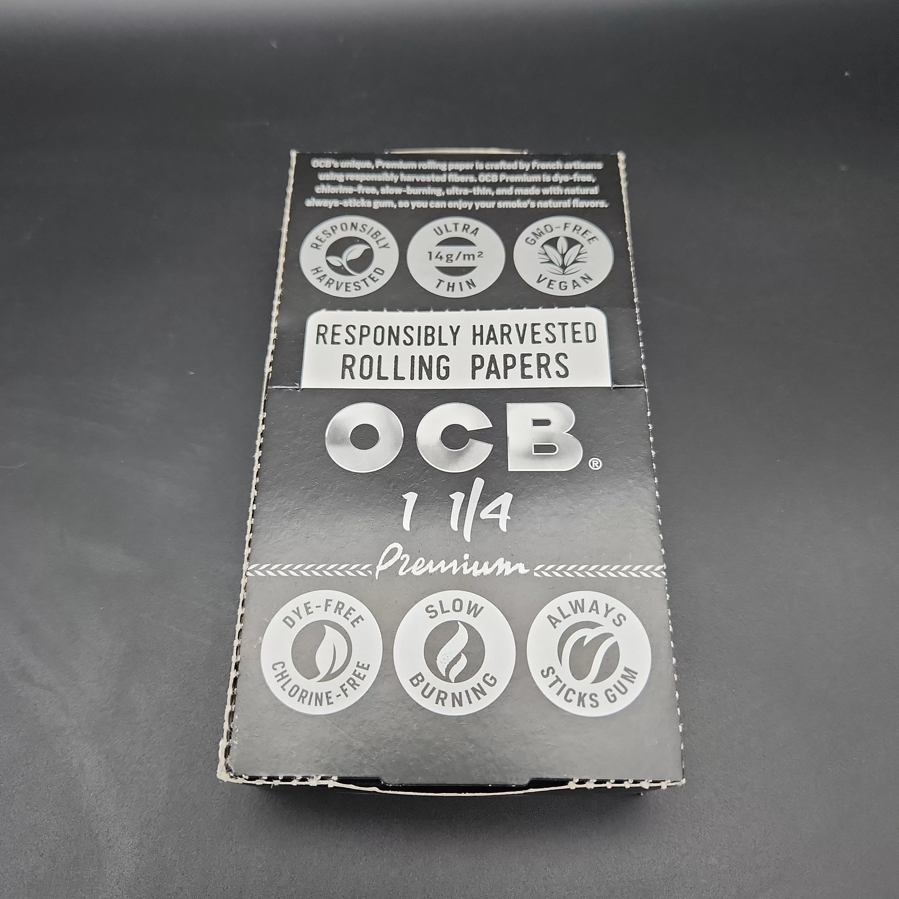 OCB Premium 1 1/4 Rolling Paper - Box of 24