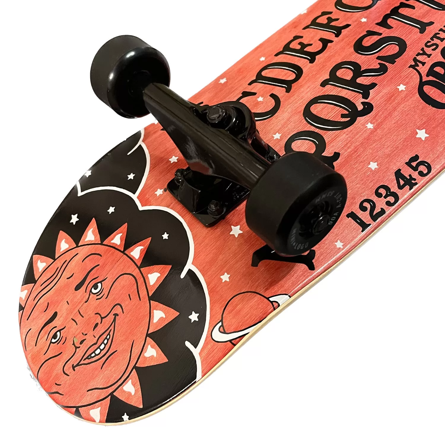 Orchard Mystifying Red Custom Complete Skateboard 8.25 Hybrid