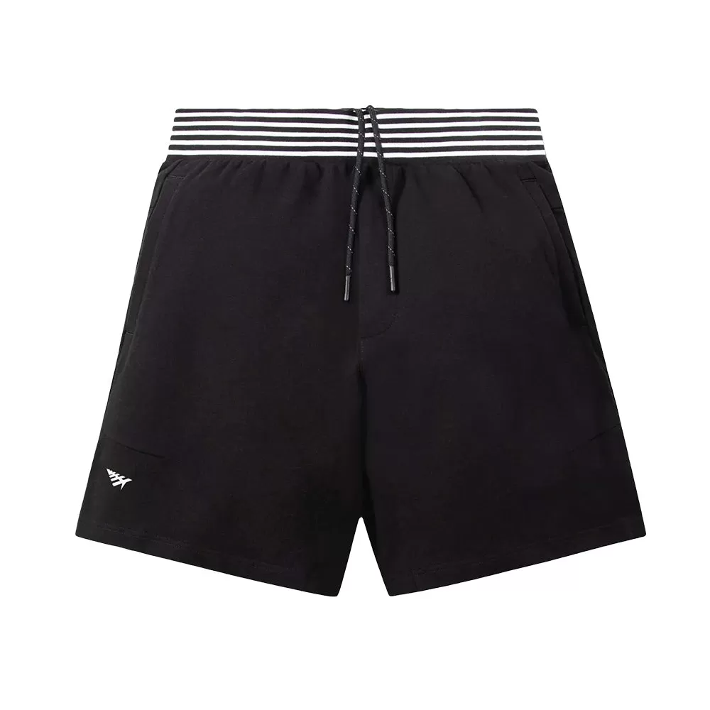 Paper Planes Gusset Sweat Short - Black