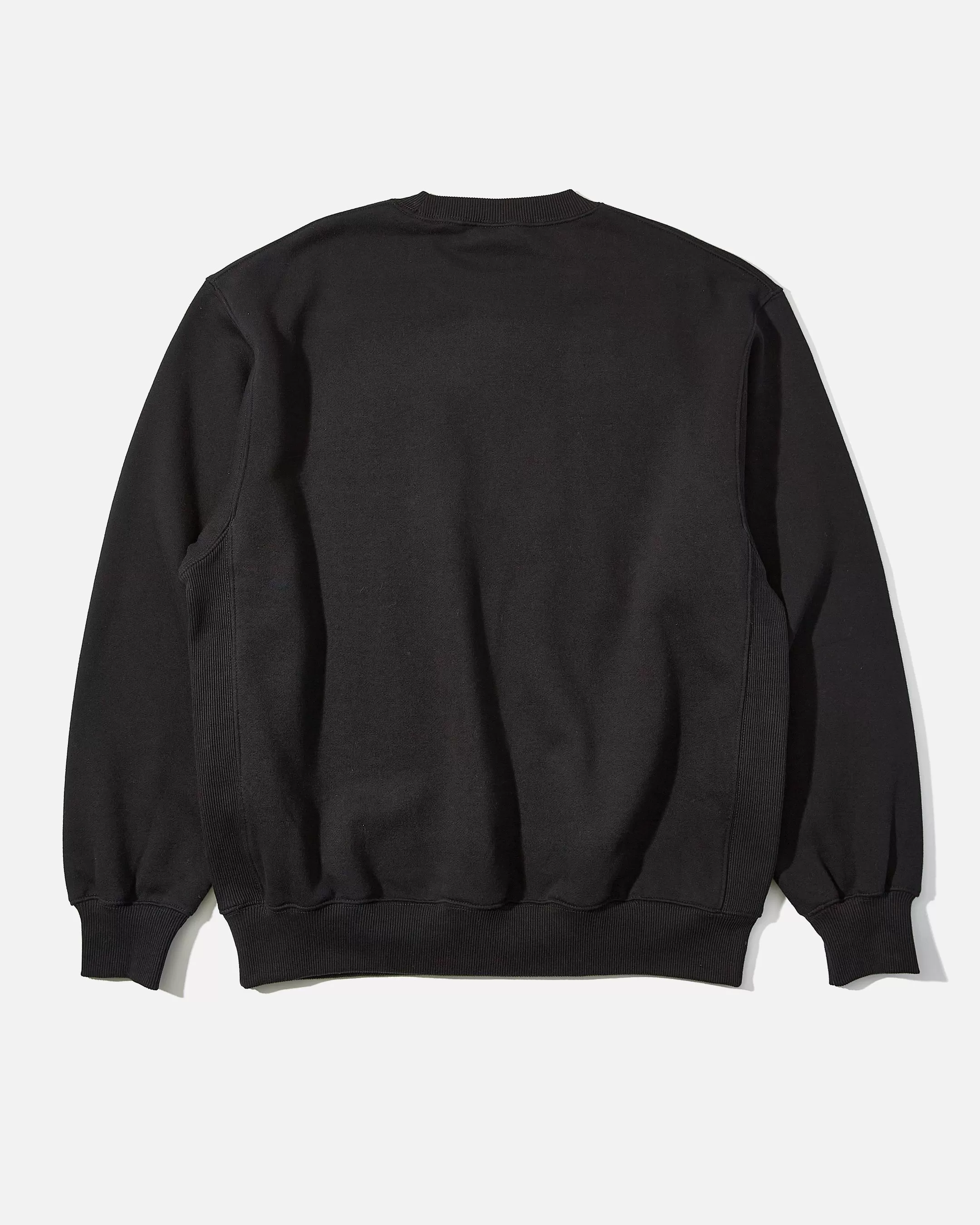 Pintuck Crewneck - Black