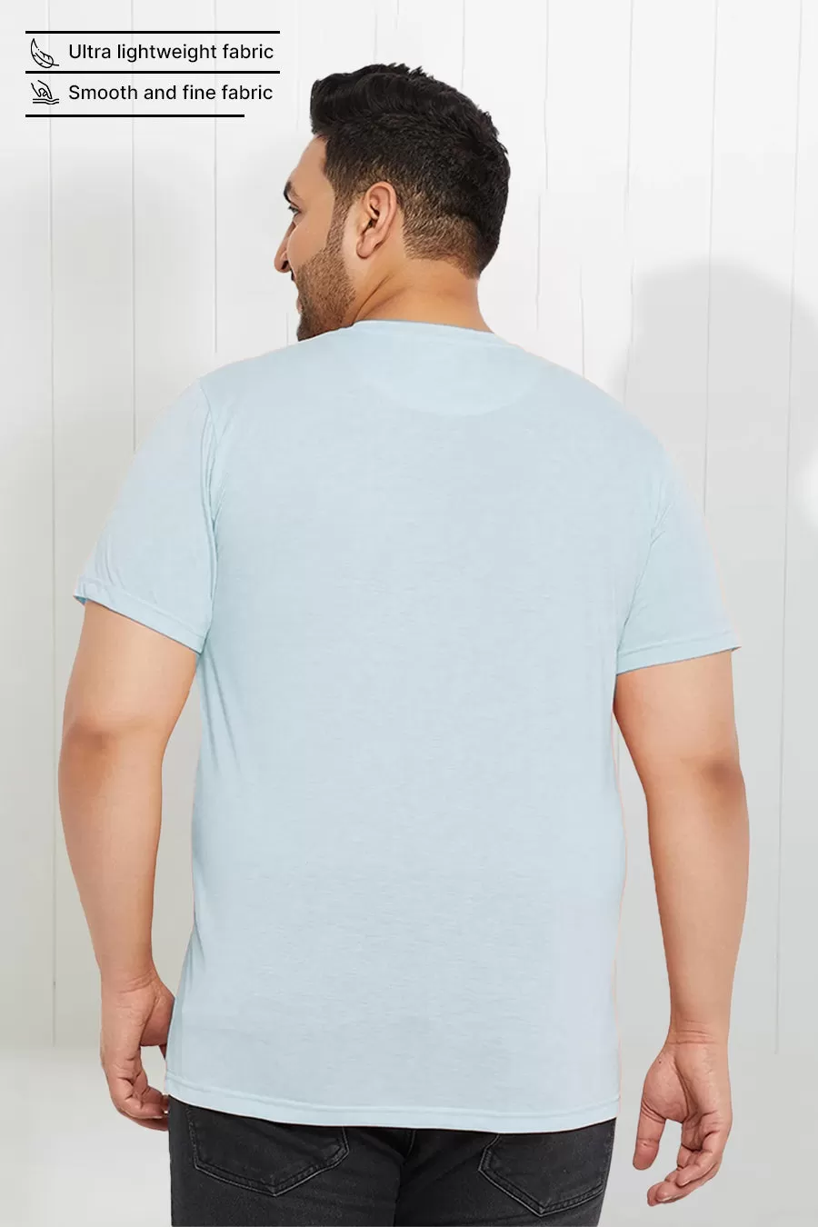 Plus Size - Sky Blue - Classic Crew