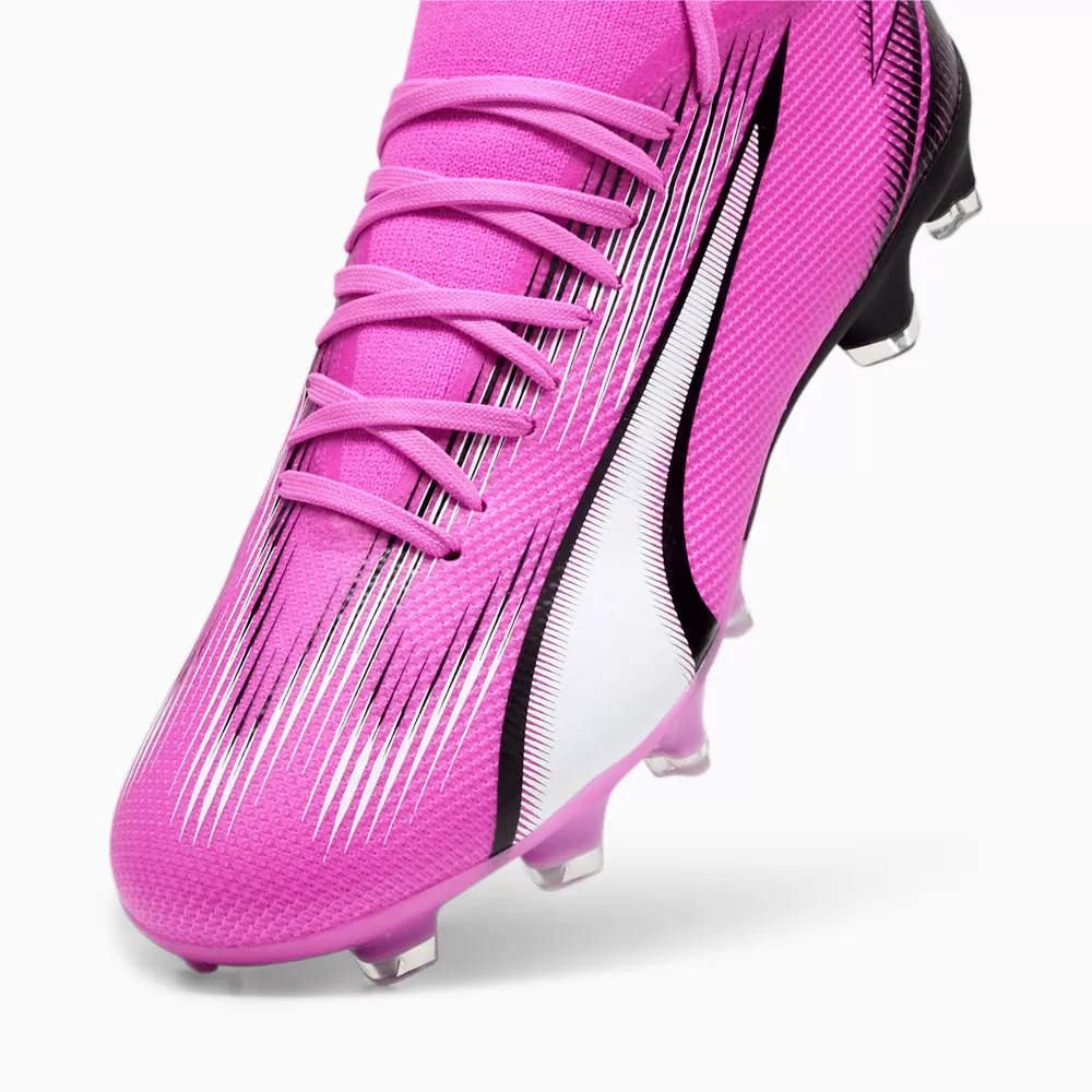 Puma Ultra Match Womens FG/AG Football Boots (Poison Pink/White/Black)