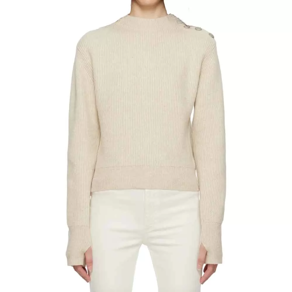 Rag & Bone Nancy Oatmeal Merino Sweater