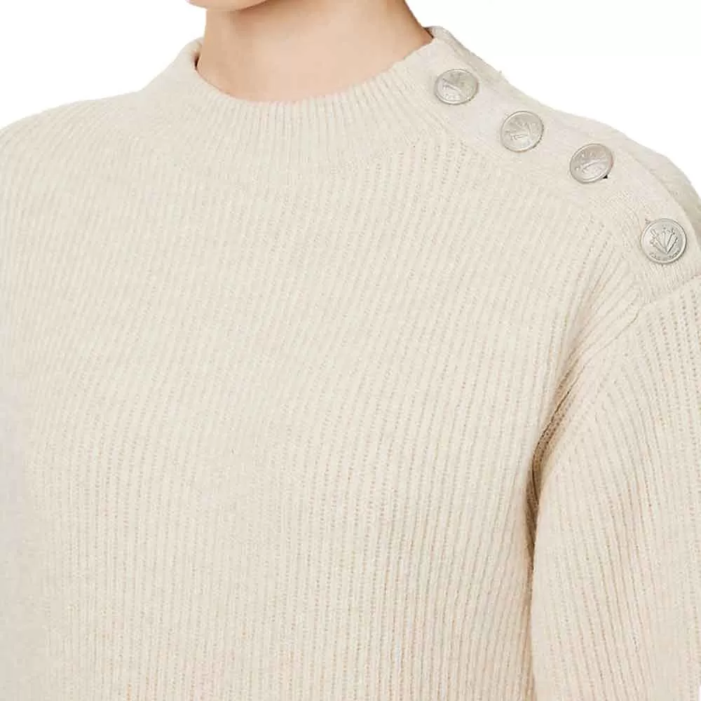 Rag & Bone Nancy Oatmeal Merino Sweater